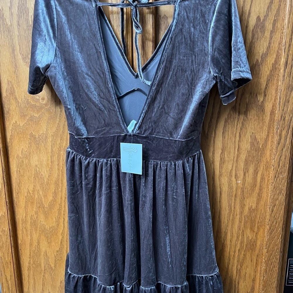 BNWT Wishlist Valour Mauve Women's sz Small Dress Fancy Beautiful - Picture 7 of 10
